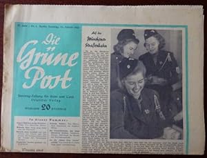 Die Grüne Post. Sonntag-Zeitung für Stadt und Land. Sonntag, 24. Januar 1943.