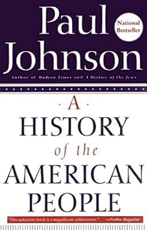 Seller image for A History of the American People for sale by -OnTimeBooks-