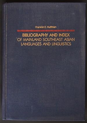 Immagine del venditore per Bibliography and Index of Mainland Southeast Asian Languages and Linguistics venduto da Design Books