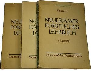 Bild des Verkufers fr Neudammer Forstliches Lehrbuch (1.-3. Lieferung), zum Verkauf von Versandantiquariat Hbald