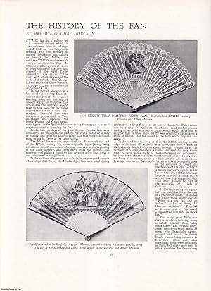 Image du vendeur pour The History of the Fan. An original article from Apollo, International Magazine of the Arts, 1947. mis en vente par Cosmo Books