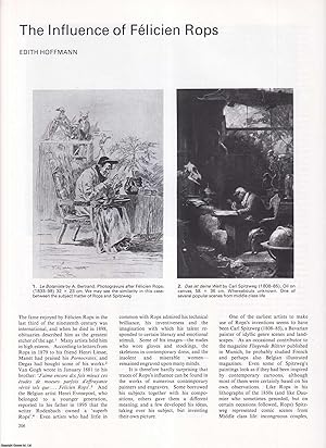 Bild des Verkufers fr The Influence of Etcher, Felicien Rops. An original article from Apollo, International Magazine of the Arts, 1984. zum Verkauf von Cosmo Books