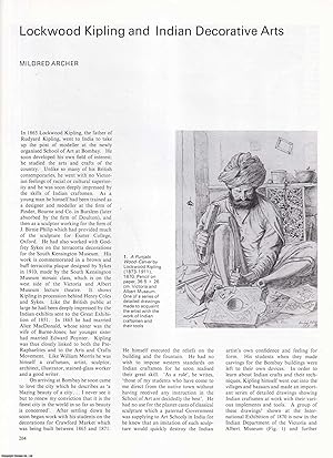 Seller image for Lockwood Kipling and Indian Decorative Arts. An original article from Apollo, International Magazine of the Arts, 1986 for sale by Cosmo Books