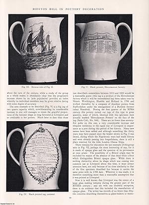 Seller image for Bidston Hill in Pottery Decoration. An original article from Apollo, International Magazine of the Arts, 1961. for sale by Cosmo Books