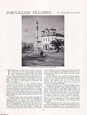 Imagen del vendedor de Portuguese Pillories. An original article from Apollo, International Magazine of the Arts, 1939. a la venta por Cosmo Books