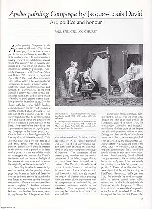 Bild des Verkufers fr Apelles painting Campaspe by Jacques-Louis David. An original article from Apollo, International Magazine of the Arts, 1992. zum Verkauf von Cosmo Books