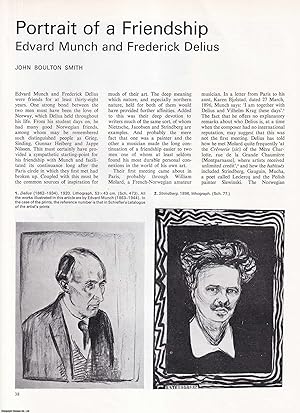 Image du vendeur pour Edvard Munch and Frederick Delius: Portrait of a Friendship. An original article from Apollo, International Magazine of the Arts, 1966. mis en vente par Cosmo Books