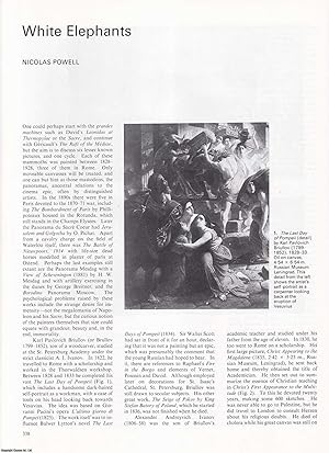 Imagen del vendedor de White Elephants: Six Lesser Known, Very Large Scale Pictures Painted between 1828-1928. An original article from Apollo, International Magazine of the Arts, 1985 a la venta por Cosmo Books