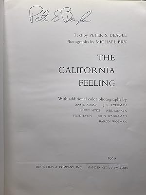Seller image for THE CALIFORNIA FEELING: A Personal View for sale by Bookfever, IOBA  (Volk & Iiams)