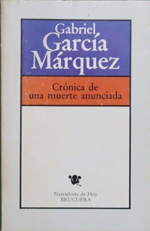 Imagen del vendedor de Crónica de una muerte anunciada a la venta por Librería Alonso Quijano