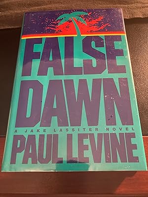 False Dawn ("Jake Lassiter" Series #3), "Signed" by Author, First Edition,