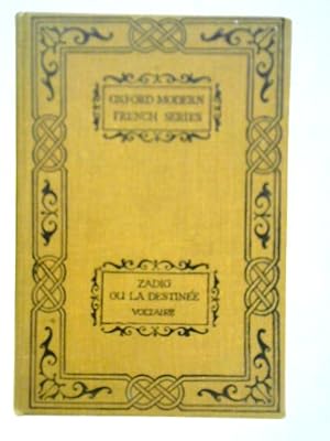 Seller image for Zadig Ou La Destinee for sale by World of Rare Books