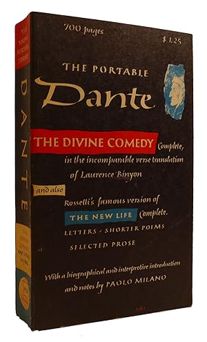 Seller image for THE PORTABLE DANTE: THE DIVINE COMEDY AND OTHER WORKS The Viking Portable Library for sale by Rare Book Cellar