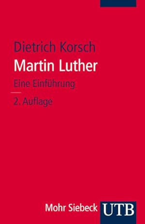 Seller image for Martin Luther Eine Einfhrung for sale by antiquariat rotschildt, Per Jendryschik