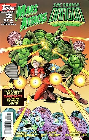 Imagen del vendedor de Mars Attacks The Savage Dragon #2 a la venta por Mojo Press Books