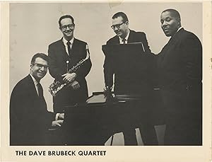 Original oversize photograph of The Dave Brubeck Quartet, circa 1960