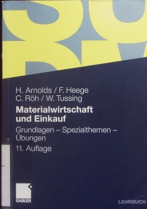 Bild des Verkufers fr Materialwirtschaft und Einkauf. zum Verkauf von Antiquariat Bookfarm