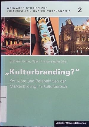 Bild des Verkufers fr Kulturbranding. zum Verkauf von Antiquariat Bookfarm