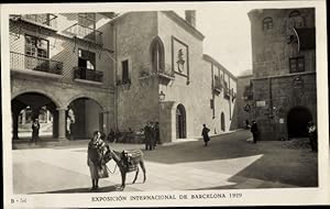 Ansichtskarte / Postkarte Barcelona Katalonien, Internationale Ausstellung von 1929, Pueblo Españ...