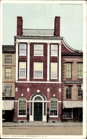 Seller image for Ansichtskarte / Postkarte Portsmouth New Hampshire USA, Athenaeum for sale by akpool GmbH