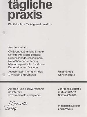 Seller image for Tgliche Praxis. Die Zeitschrift fr Allgemeinmedizin. Heft 3, Jahrgang 53. for sale by Schrmann und Kiewning GbR