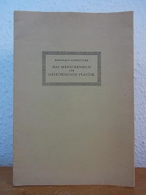 Bild des Verkufers fr Das Menschenbild der griechischen Plastik (Potsdamer Vortrge II) zum Verkauf von Antiquariat Weber