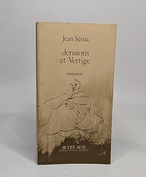 Seller image for Derisions Et Vertige for sale by crealivres