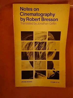 Bild des Verkufers fr Notes on Cinematography zum Verkauf von Imaginal Books