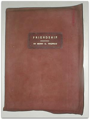 The essay on friendship.