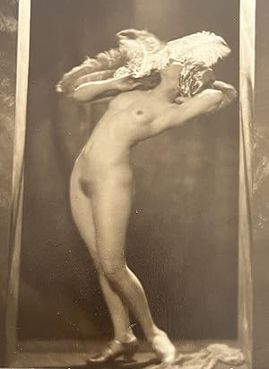 Vintage photo of a dancer (Mária Senger, the founder of Arizona club in Budapest)