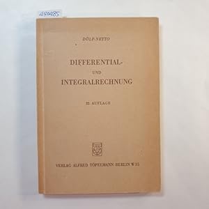 Seller image for Grundzge und Aufgaben der Differential- und Integralrechnung nebst den Resultaten for sale by Gebrauchtbcherlogistik  H.J. Lauterbach
