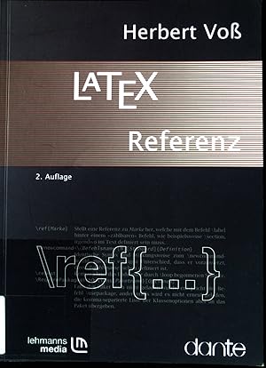 Imagen del vendedor de LATEX-Referenz. Dante a la venta por books4less (Versandantiquariat Petra Gros GmbH & Co. KG)