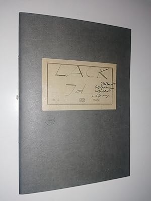 Imagen del vendedor de Lack. [Faksimile eines Schulheftes mit einer Bleistiftzeichnung und 44 eingeklebten Blttern mit Farbstift- u. Bleistiftzeichnungen]. a la venta por Stefan Kpper