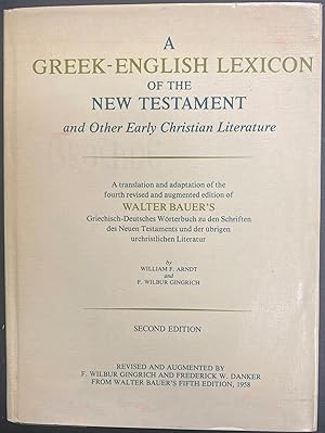 Seller image for A Greek-English Lexicon of the New Testament and Other Early Christian Literature for sale by Before Your Quiet Eyes