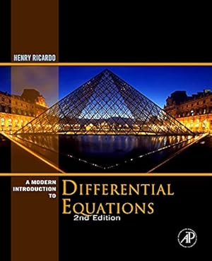 Bild des Verkufers fr A Modern Introduction to Differential Equations zum Verkauf von BuenaWave