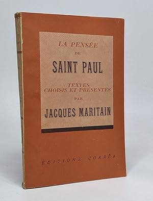 Bild des Verkufers fr La pense de saint paul/ textes choisis et presents par jacques maritain zum Verkauf von crealivres
