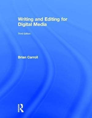 Seller image for Writing and Editing for Digital Media for sale by -OnTimeBooks-