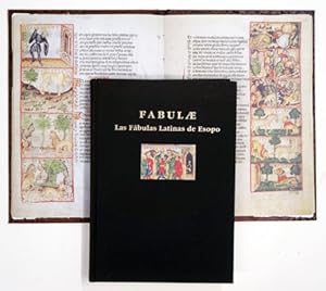 Imagen del vendedor de Faksimile - Fabulae. Las fbulas latinas de Esopo. Libro de estudios. Biblioteca Universitaria di Bologna, Ms 1213 B.V.B (Faksimile- und Kommentarband, 2 Bde.). a la venta por antiquariat peter petrej - Bibliopolium AG