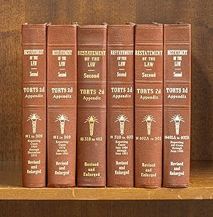 Bild des Verkufers fr Restatement of the Law Torts 2d Appendix 1-309 (1964-1975) zum Verkauf von The Lawbook Exchange, Ltd., ABAA  ILAB