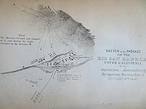 Battle Rio San Gabriel Los Angeles California 1848 Mexican-American battle plan