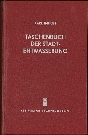 Seller image for Taschenbuch der Stadtentwsserung for sale by Flgel & Sohn GmbH