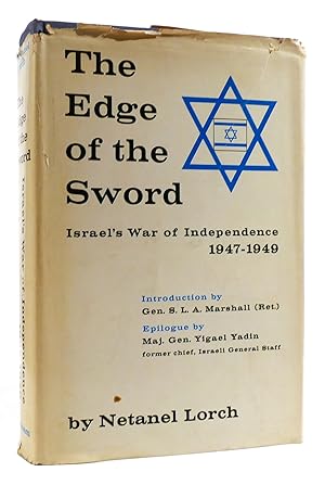 Seller image for THE EDGE OF THE SWORD Israel's War of Independence 1947-1949 for sale by Rare Book Cellar