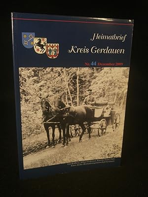 Bild des Verkufers fr Heimatbrief Kreis Gerdauen Nr. 44 - Dezember 2009 zum Verkauf von ANTIQUARIAT Franke BRUDDENBOOKS