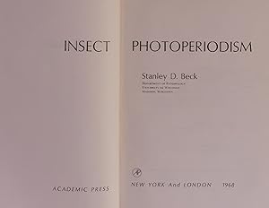 Image du vendeur pour INSECT PHOTOPERIODISM. mis en vente par Antiquariat Bookfarm