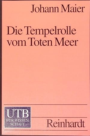 Bild des Verkufers fr Die Tempelrolle vom Toten Meer und das "neue Jerusalem". zum Verkauf von Antiquariat Bookfarm