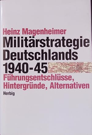 Bild des Verkufers fr Die Militrstrategie Deutschlands. zum Verkauf von Antiquariat Bookfarm