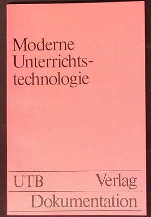 Seller image for Moderne Unterrichtstechnologie. for sale by Antiquariat Bookfarm