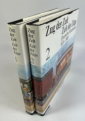 Bild des Verkufers fr Zug der Zeit - Zeit der Zge : Deutsche Eisenbahn 1835 - 1985. Band 1 und 2. zum Verkauf von Antiquariat Bookfarm