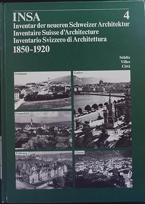 Bild des Verkufers fr Inventar der neueren Schweizer Architektur 1850-1920. zum Verkauf von Antiquariat Bookfarm