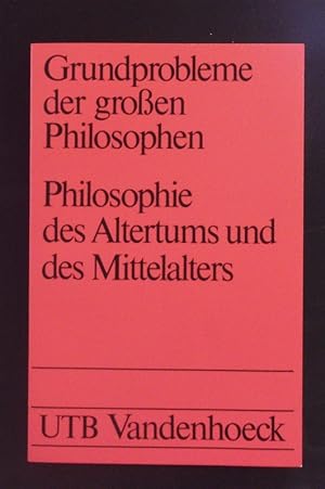 Bild des Verkufers fr Grundprobleme der groen Philosophen. zum Verkauf von Antiquariat Bookfarm